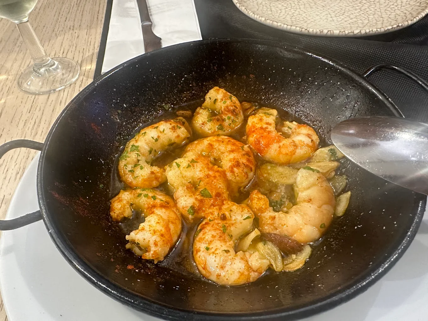 Gambas al ajillo